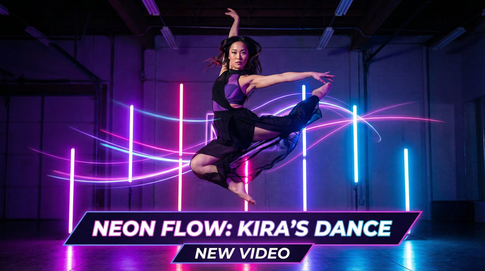 看片霓虹舞者创意舞蹈视频